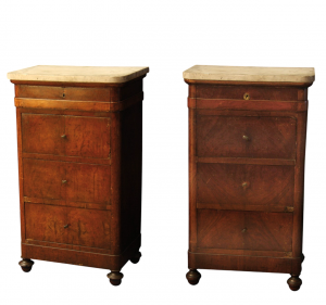 comodini-coppia-antichi-noce-emporiodellepassioni.com